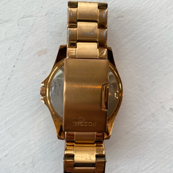 Fossil Gold Ceramic Watch - Picture 5 of 5
